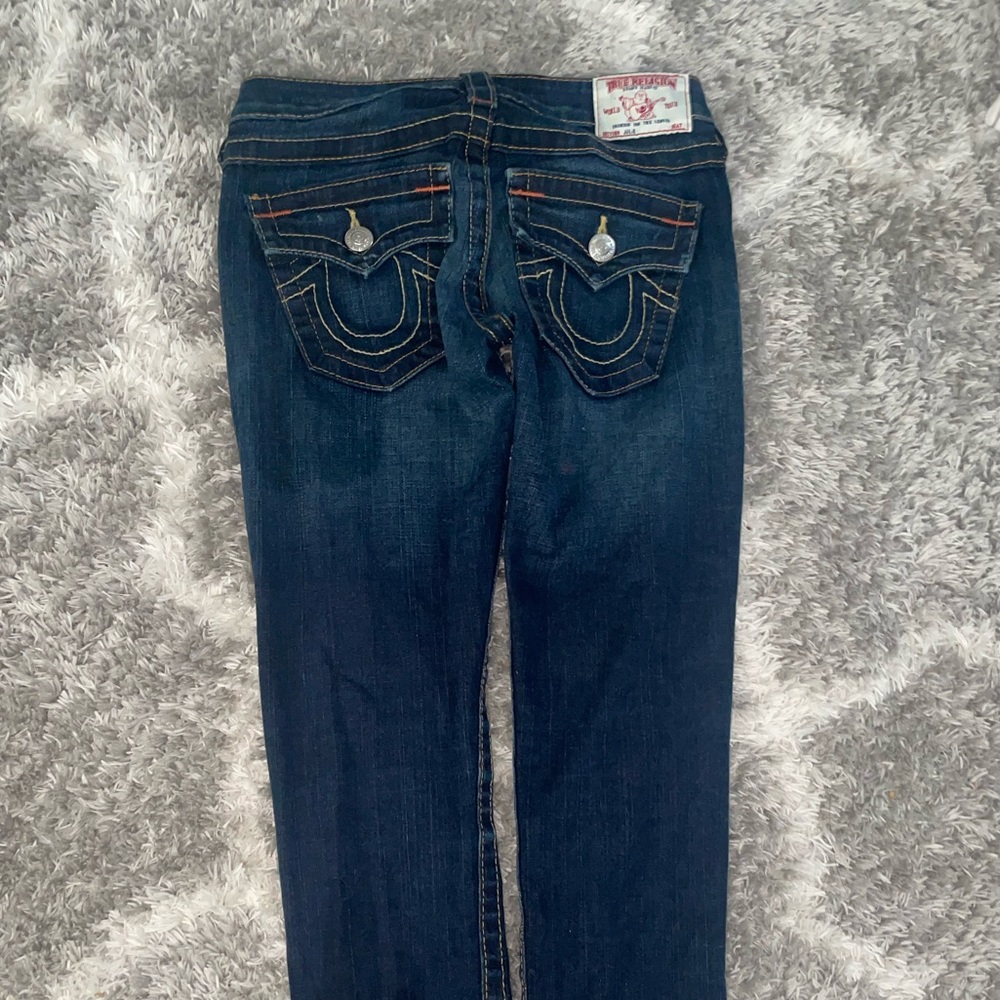 Dark wash skinny True religion jeans